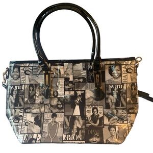 Michelle Obama Gloss Coated Hand Bag